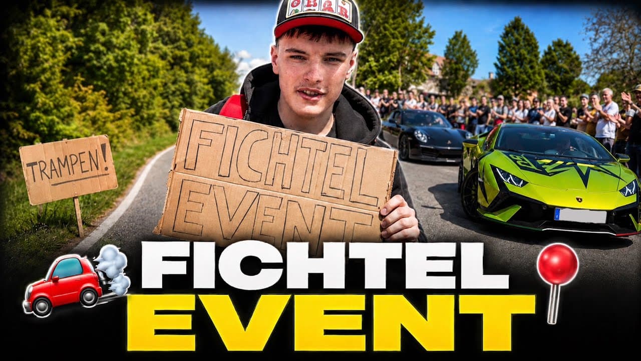 Thumbnail des Videos „Wir sind zum Fichtelevent getrampt…“